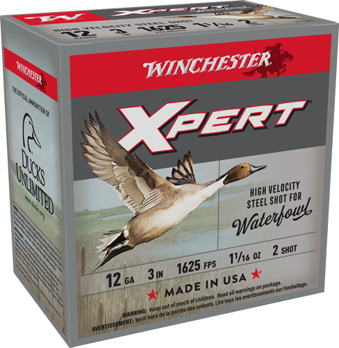 Winchester Xpert Steel 12 Gauge #2 Shot Ammunition – 25 Rounds