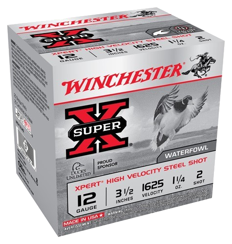 Winchester Xpert Steel 12 Gauge #2 Shot Ammunition – 25 Rounds