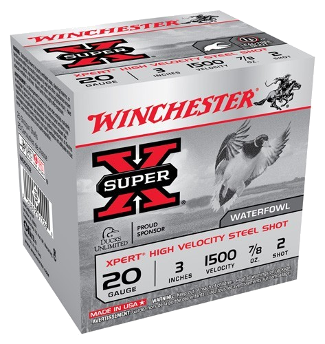 Winchester Xpert Steel 20 Gauge #2 Shot Ammunition – 25 Rounds