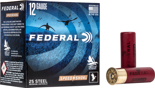 Federal Speed Shok 12 Gauge #1 Shot Ammunition – 25 Rounds