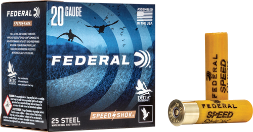 Federal Speed Shok 20 Gauge #1 Shot Ammunition – 25 Rounds