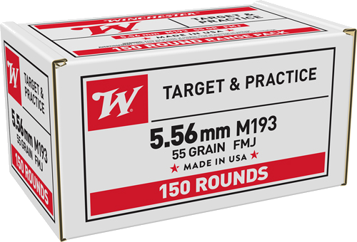Winchester USA 5.56x45 55 Grain Full Metal Jacket Ammunition – 600 Rounds