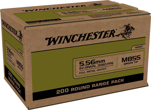 Winchester USA 5.56x45 62 Grain Ammunition – 800 Rounds