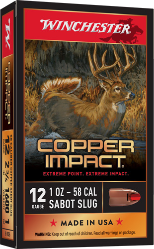 Winchester 12 Gauge SLUG Ammunition – 5 Rounds
