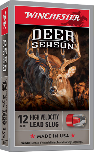 Winchester Deer Season 12 Gauge SLUG Ammunition – 5 Rounds