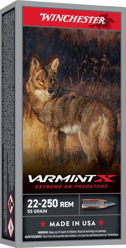 Winchester Varmint-Xp .22-250 Rem 55 Grain Ammunition – 20 Rounds