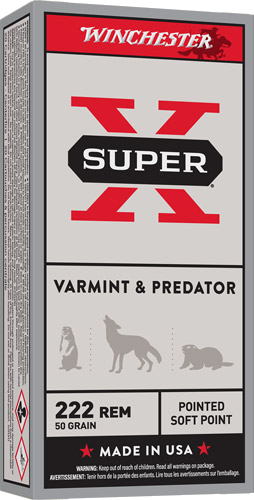 Winchester Super-X 50 Grain Ammunition – 20 Rounds