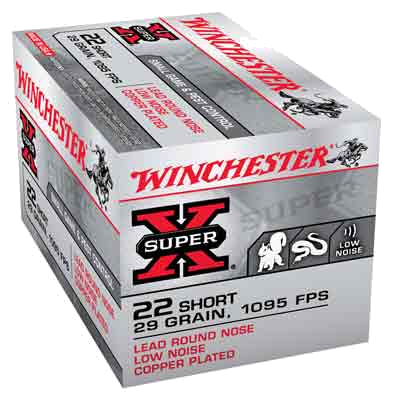 Winchester Super-X 22 Short 29 Grain Ammunition – 50 Rounds