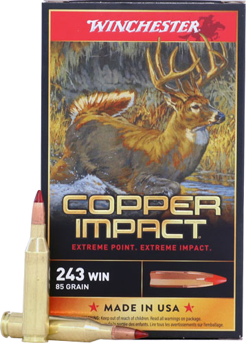 Winchester Impact .243 Win 85 Grain Ammunition – 20 Rounds