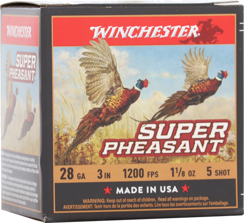 Winchester Super Pheasant 28 Gauge #5 Shot Ammunition – 25 Rounds