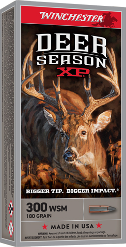 Winchester Deer Xp 300 WSM 180 Grain Ammunition – 20 Rounds
