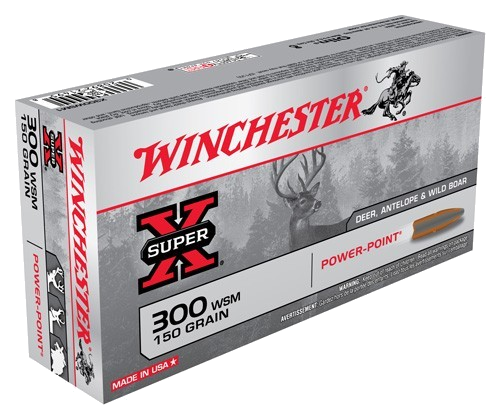 Winchester Super-X 300 WSM 150 Grain Ammunition – 20 Rounds