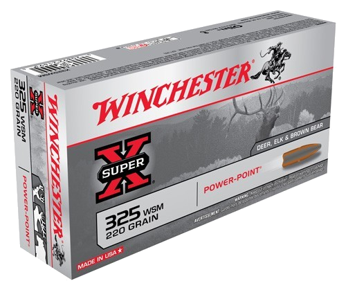Winchester Super-X 325 WSM 220 Grain Ammunition – 20 Rounds