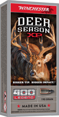 Winchester Deer Xp 400 Legend 190 Grain Ammunition – 20 Rounds