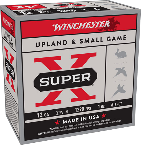 Winchester Super-X 12 Gauge #6 Shot Ammunition – 250 Rounds