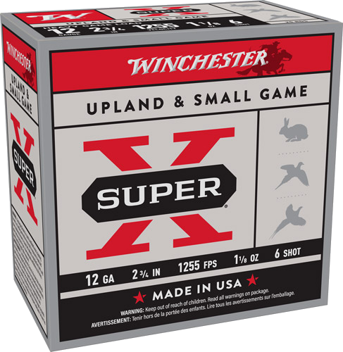 Winchester Super-X 12 Gauge #6 Shot Ammunition – 250 Rounds