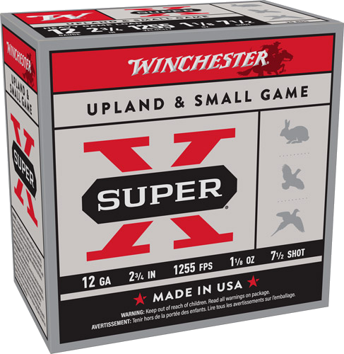 Winchester Super-X 12 Gauge #7.5 Shot Ammunition