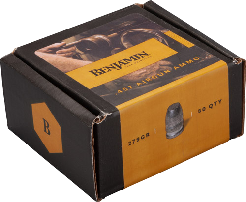Benjamin 457 Caliber Pellets 279 Grain Flat Nose 50-Pack