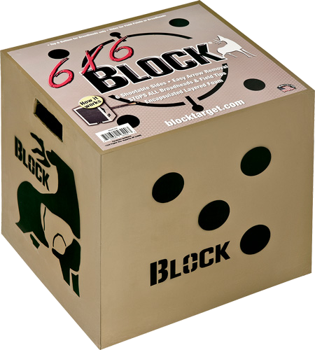 Block Targets 6x6 XD Target 6-Sided Rated Broadhead