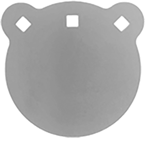 Bash Targets AR550 Gong Target Round 6"-1/2" Thick