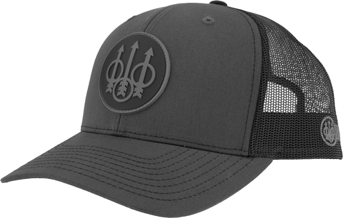 Beretta Cap Js Trucker Circle Patch Mesh Back Charcoal/Black