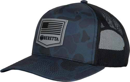 Beretta Cap Pm Trucker R 112 Rubber Patch Duck Camo