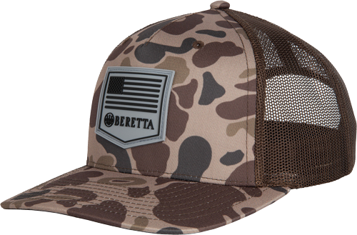 Beretta Cap Pm Trucker R 112 Rubber Patch Duck Camo – Brown