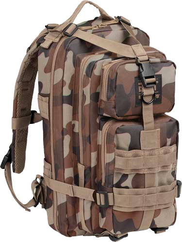 Bulldog Compact Backpack with MOLLE Throwback Camo