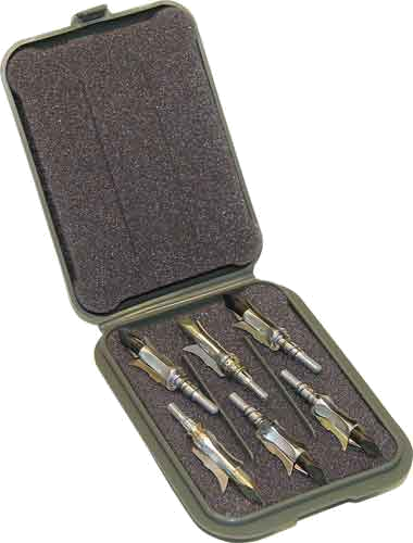 MTM Mechanical Broadhead Holds 6 Broadheads Army Green Case