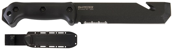 KA-BAR Knives Becker Tac Tool 7" Serrated with Plastic Sheath