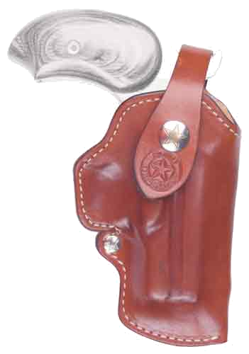 Bond Arms Belt Loop Holster Right-Hand 3.5" with Full Guard Tan Trigger
