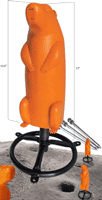 Do-All -All 3-D Praire Dog Impact Seal with Spring Reset Target
