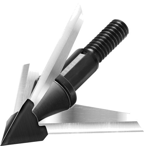 QAD Exodus 100 Grain 1.25" Cut Swept Blade 3-Pack Broadhead