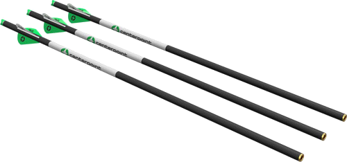 CenterPoint Crossbow Arrow 20" Carbon 400 Grain Half-Moon 3-Pack