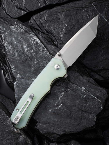 Civivi Brazen 3.46" Natural G-10/Stonewash Blade Knife