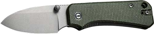Civivi Baby Banter 2.34" Green Micarta/Gray Stnwsh Knife