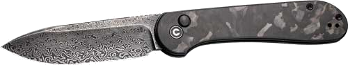 Civivi Elementum 3.47" Marble Carbon Fiber/Black Stnws Knife