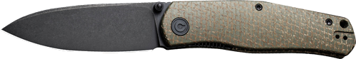 Civivi Sokoke 3.35" Green Burlap Micarta/Black Knife
