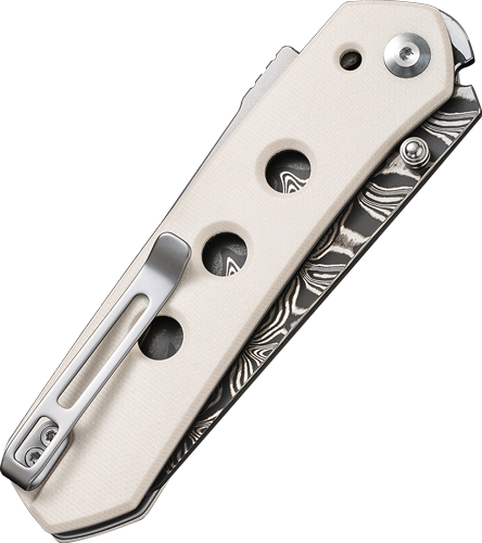 Civivi Vision Fg 3.54" Ivory G-10/Damascus Blade Knife