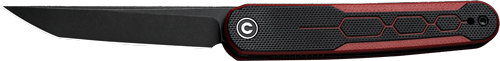 Civivi Kwaiq 2.97" Burgandy-Black/Black Stonewash Knife