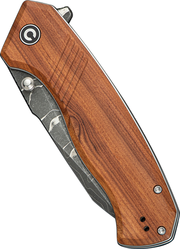 Civivi Placoid 3.67" Wood/Damascus Blade Linerlock Knife