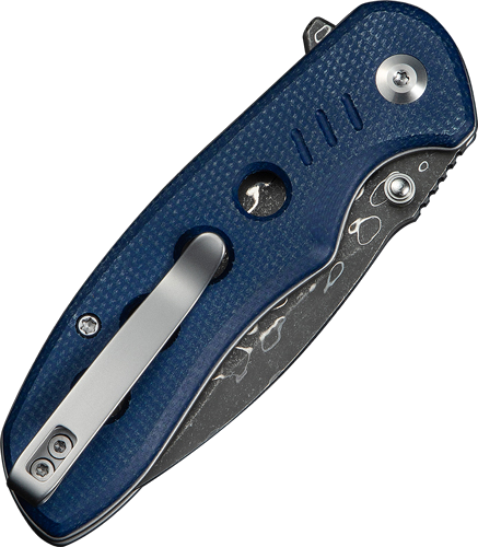 Civivi Triptych 2.97" Canvas Micarta Damascus Knife