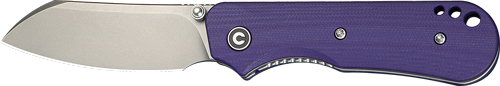 Civivi Crabby 2.7" G-10 Purple Stonewash Liner Lock Knife