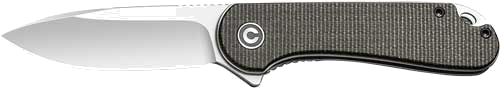 Civivi Elementum 2.96" Green Micarta/Satin D2 Liner Knife