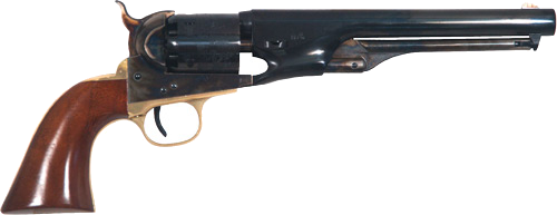 Cimarron 1861 Navy Civillian 36 Caliber 7.5" Walnut