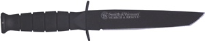 Smith & Wesson S&W Ops Survival with Tanto 6" Fixed Blade Blackened Knife