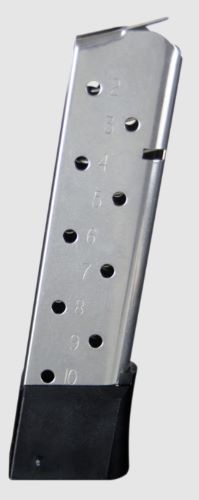 Check Mate Industries 1911 Full Size .45 ACP 10-Round Magazine – Stainless