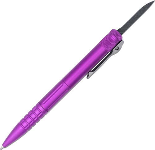 Cobratec Knives Cnc Otf Pen 1.75" Purple Knife