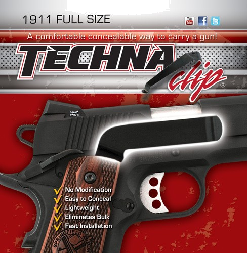 Techna Clip Colt 1911&Commander Right-Hand Handgun Retention Clip