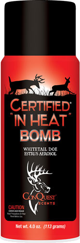 ConQuest Scents Deer Lure Certified in Heat Aerosol 4 oz